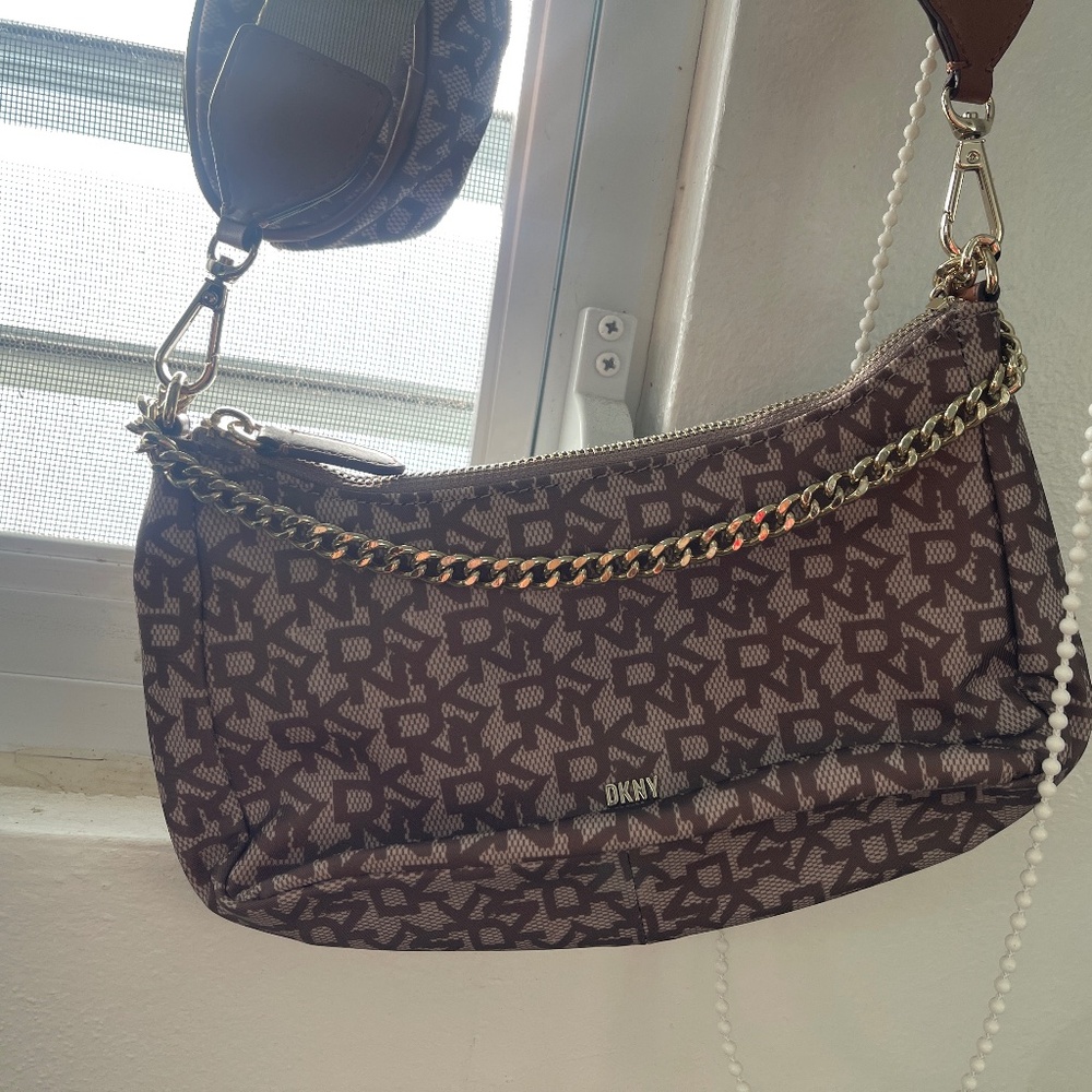 DKNY crossbody chain purse